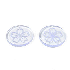 Прозрачные смоляные подвески&nbsp;RESI-N030-004D