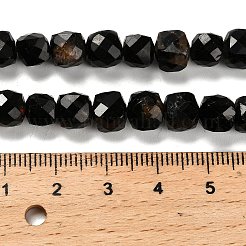 Натуральный черный турмалин бисер нитей G-NH0043-B02-01