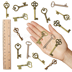 Набор для самостоятельного изготовления украшений в виде скелетного ключа для подарков DIY-SC0017-40