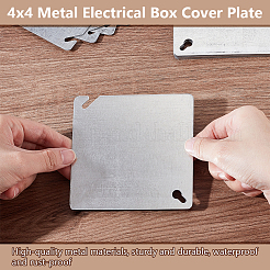 10 шт. железная крышка электрической коробки&nbsp;FIND-GA0007-89