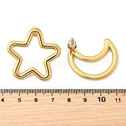 Серьги-гвоздики из нержавеющей стали 304&nbsp;EJEW-B140-05G