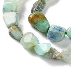 Натуральные бусы из хризоколлы и лазурита G-P497-01C-23