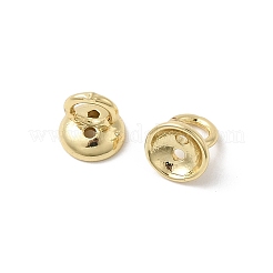 Кулон поручитель с колпачком из латунного бисера&nbsp;KK-Z137-02G-01