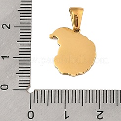 Подвески из нержавеющей стали 304 на рождественскую тематику STAS-R007-01C-G