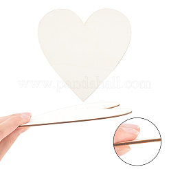 Незаконченная деревянная форма выреза сердца WOOD-WH0101-37D