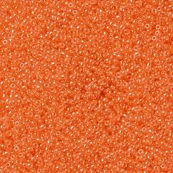 トーホー 11/0ラウンドビーズ  日本製シードビーズ  （802)つの明るいネオンオレンジ  2.2mm  穴：0.8mm  約5555個/50g&nbsp;SEED-XTR11-0802