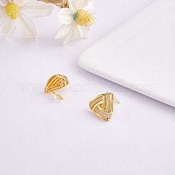 925 треугольные серьги-гвоздики из стерлингового серебра JE998A