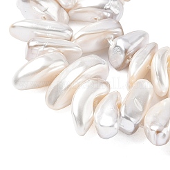 Жемчужные бусины с гальваническим покрытием BSHE-D301-01