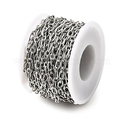 Текстурированные овальные звенья цепей из нержавеющей стали 304 CHS-C018-08P
