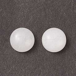 Cabuchones de jade blanco natural&nbsp;G-P393-R69-8MM
