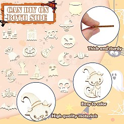 Morceaux de bois d'Halloween&nbsp;WOOD-CJC0006-021A