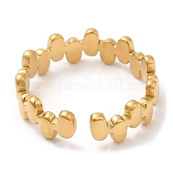 Овальные манжеты из нержавеющей стали 304 для женщин&nbsp;STAS-D085-21G