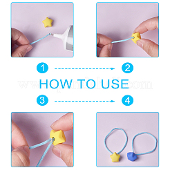 72шт 9 цвета акриловые бусины OACR-PH0001-64