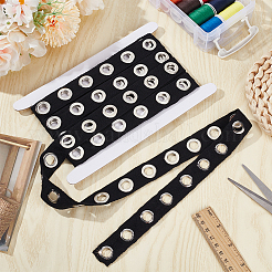 5 Yards Polyester Fischgrätenband&nbsp;DIY-BC0013-27