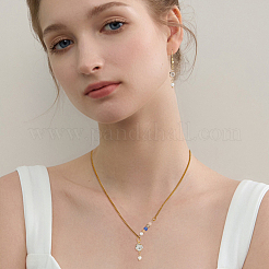 36 шт. 6 стиля звеньев из латуни с прозрачным кубическим цирконием&nbsp;KK-FH0008-12