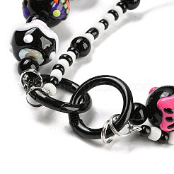 Ручная роспись акрилом с эмалевыми бусинами&nbsp;X-MACR-K354-30