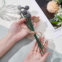 12 шт. искусственный цветок из шерсти 3 цветов&nbsp;AJEW-PH01681