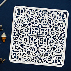 Modelli di stencil per pittura da disegno riutilizzabili in plastica&nbsp;DIY-WH0172-1006