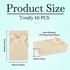 Подарочная коробка прямоугольного бумажного набора ювелирных изделий&nbsp;CON-TAC0013-01C