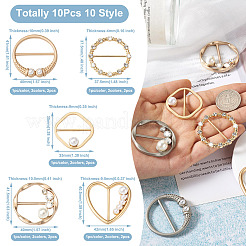 10 шт. 10-х стильные застежки-слайдеры из сплава FIND-BY0001-10