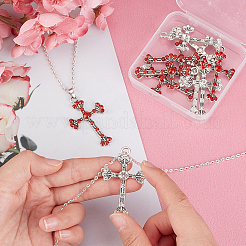 12 шт. 2 подвески из сплава в тибетском стиле со стразами&nbsp;RB-FH0001-04