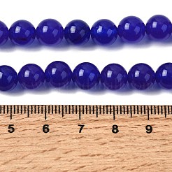 Бусины из натурального белого нефрита&nbsp;G-H348-8mm-07