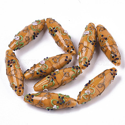 Ручной золотой песок бусины бисер нитей LAMP-T007-02D