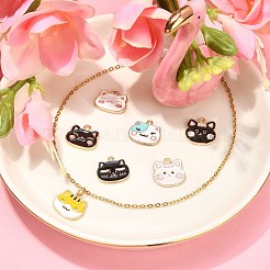 32шт 8 стиля подвески из сплава с эмалью&nbsp;ENAM-CJ0003-20