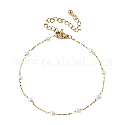 Круглые браслеты из искусственного жемчуга с бусинами для женщин BJEW-JB11836