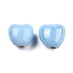 Перламутровый ручной работы фарфора бусины PORC-T007-21-07