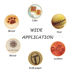 Штамповка тиснение пайка латунь со штампом AJEW-WH0113-15-110