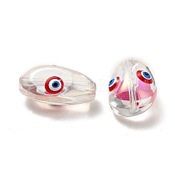 Прозрачные стеклянные бусины GLAA-F121-08