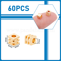 60 шт. Латунные дистанционные бусины&nbsp;KK-UN0005-43G