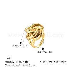Anillos de acero inoxidable 304 con espiral geométrica&nbsp;PQ1918-1