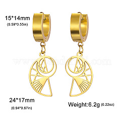 Серьги-кольца из нержавеющей стали 304&nbsp;FS-WGB851A-04