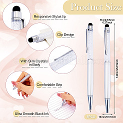 5 stylo à bille en plastique&nbsp;AJEW-BT0001-14C