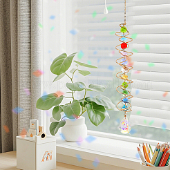 2 шт. стеклянные подвесные украшения HJEW-OC00224