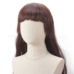 Цепочка из стеклянных жемчужных звеньев NJEW-JN04252