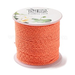 Cordon tressé en polyester de 20 m pour la fabrication de bijoux&nbsp;OCOR-G015-04A-13