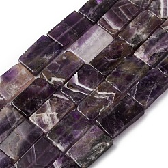 Нити бусин из натурального лавандового аметиста G-K153-M05