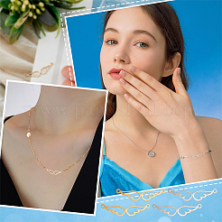 20 шт. 2 цвета 201 нержавеющая сталь соединительные подвески STAS-DC0012-22