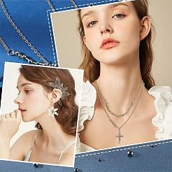 1050 шт. 5 вида круглых разделительных бусин из хирургической нержавеющей стали 304 и 316 STAS-NB0001-52