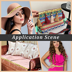 Лента из полиэстера с пайетками для животных&nbsp;OCOR-WH20003-18A