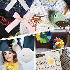 Наборы фурнитуры для брошей из нержавеющей стали 304 STAS-G137-53P