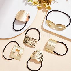 6 шт. 6 резинки для волос с эластичной резинкой для волос в виде хвостика OHAR-GO0001-04