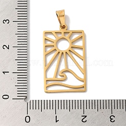 Pendentifs en acier inoxydable 304&nbsp;STAS-U010-14G