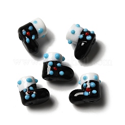 Нити бугорчатых бусин ручной работы в технике лэмпворк LAMP-U001-01D-1