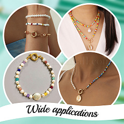 9 шт. 3 стиля стоечные латунные пружинные застежки KK-BBC0005-66