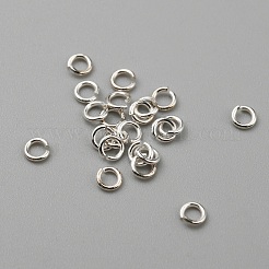Rhodinierte 925 Biegeringe aus Sterlingsilber&nbsp;FIND-WH0110-653