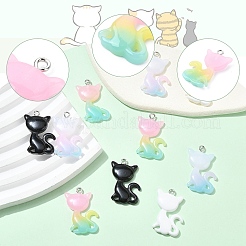 4 цвет подвески из смолы&nbsp;RESI-YW0003-37